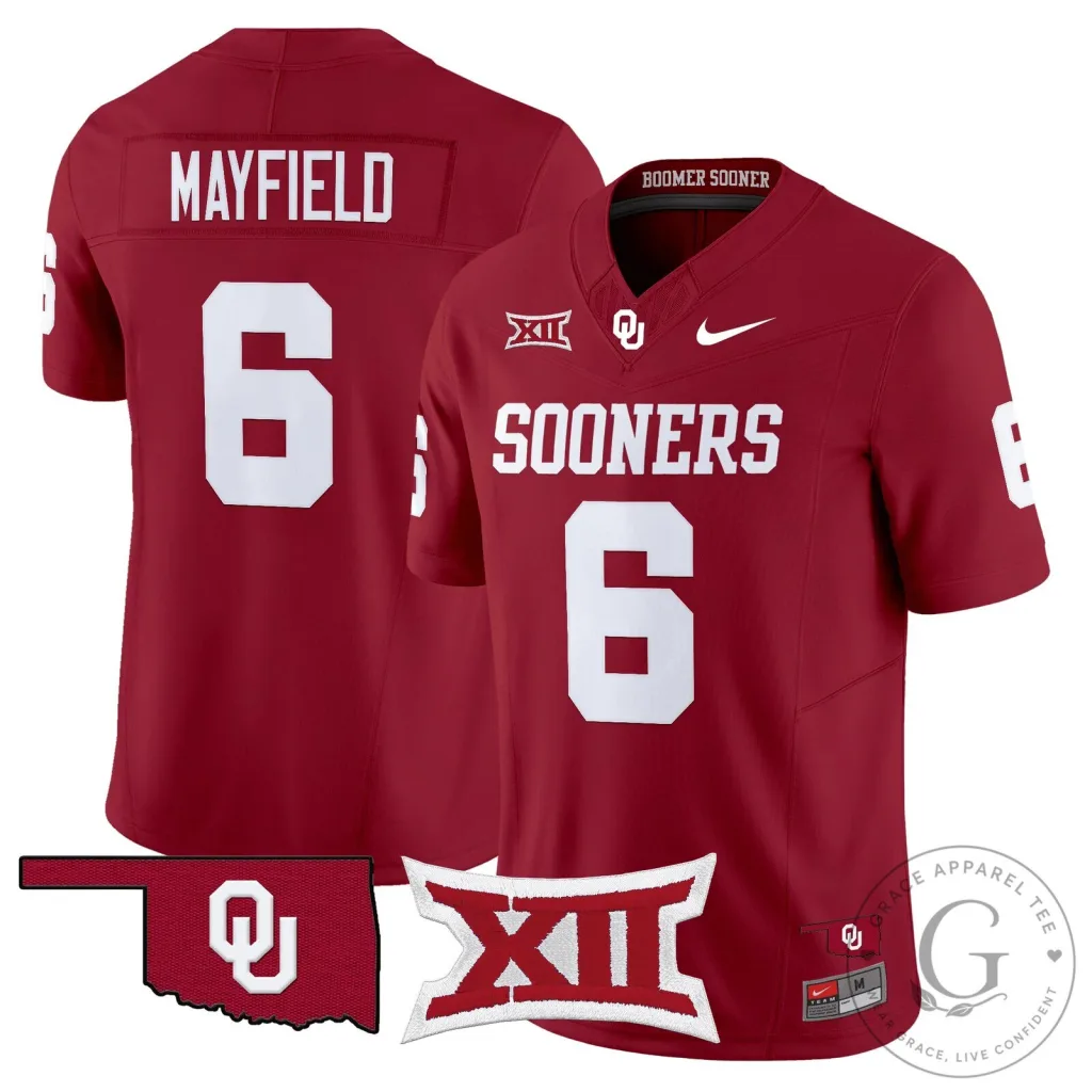 Baker Mayfield Oklahoma Sooners Football Jersey