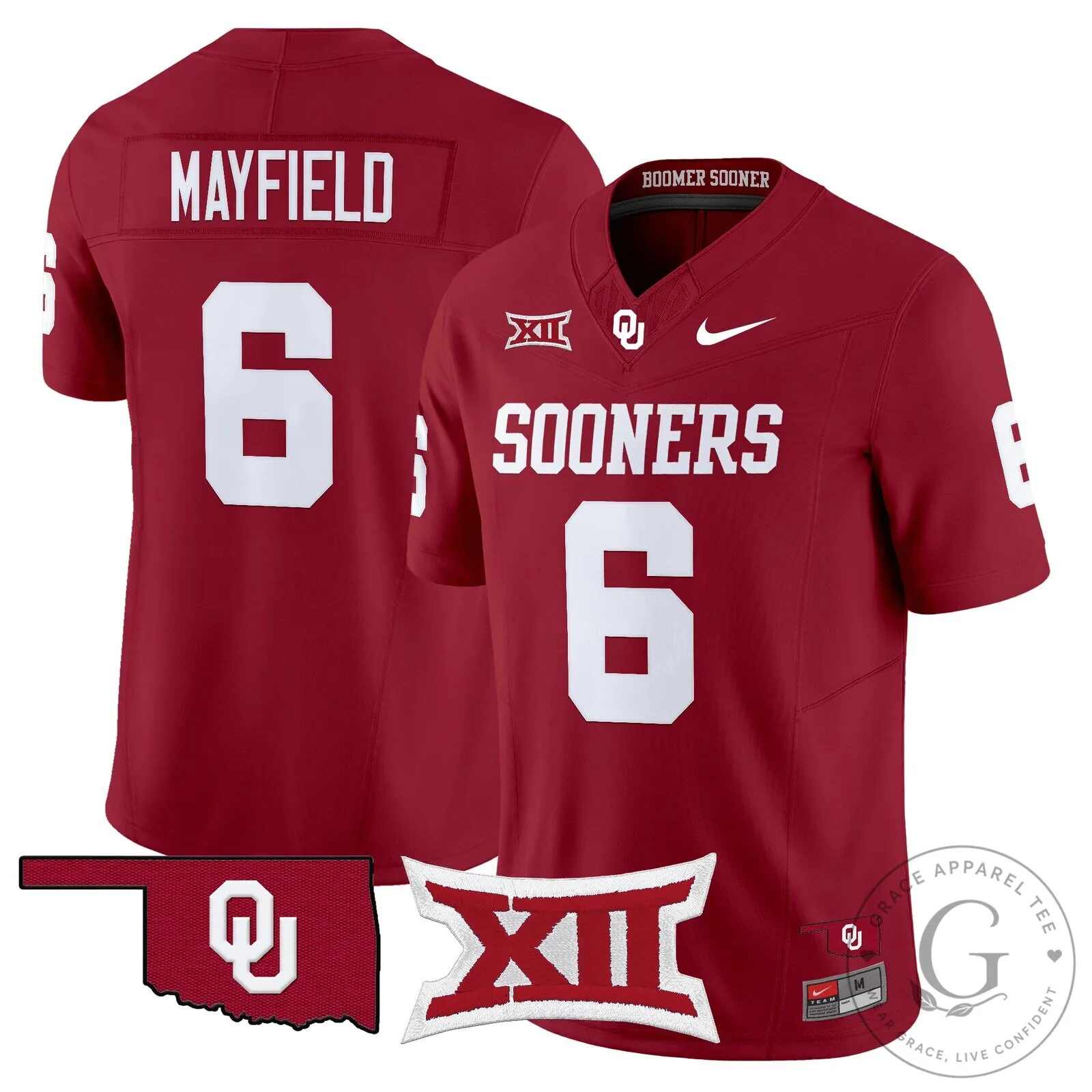 Baker Mayfield Oklahoma Sooners Football Jersey