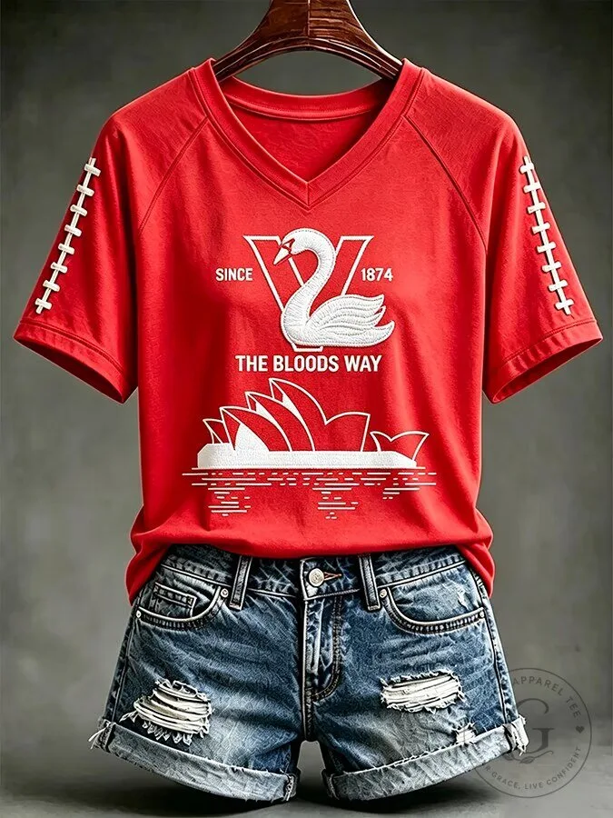 Sydney Swans Australian Rules Football Club The Bloods Way Red T-Shirt