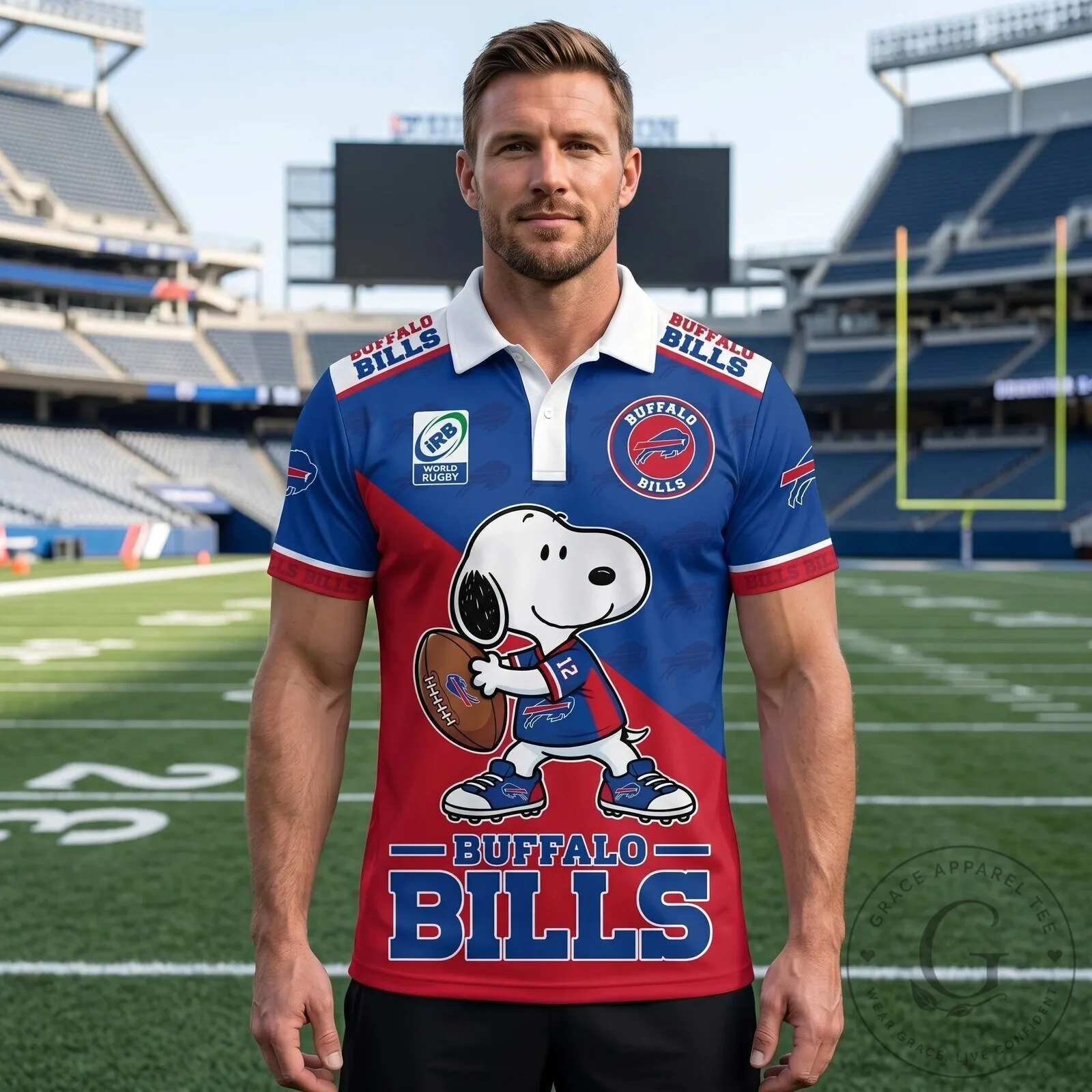 Buffalo Bills Football Fan Apparel Snoopy Rugby Polo Shirt for Game Day 37 Buffalo Bills Football Fan Apparel Snoopy Rugby Polo Shirt for Game Day