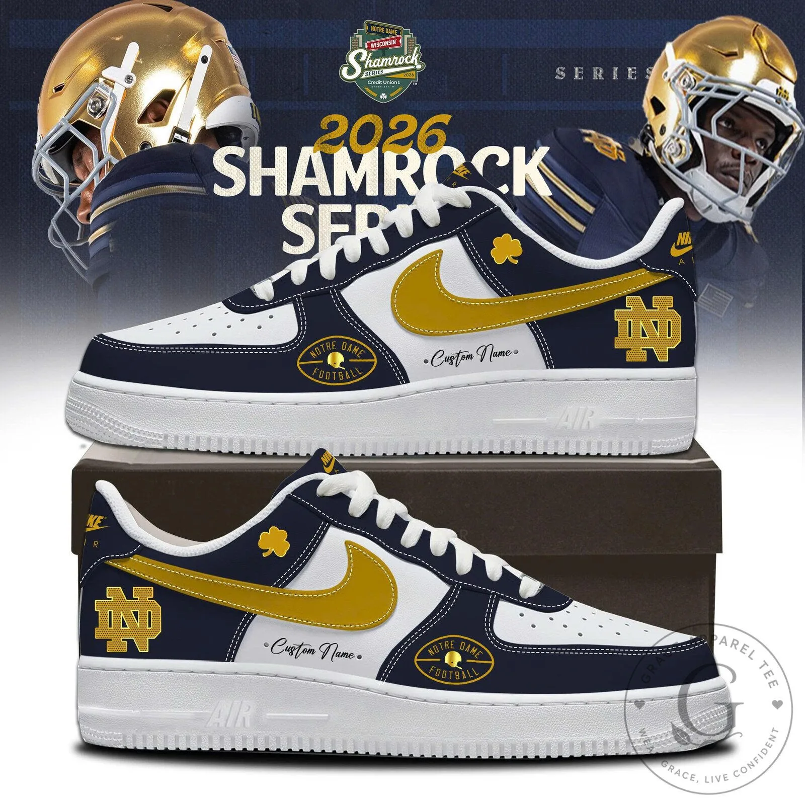Notre Dame Fighting Irish 2026 Shamrock Series Limited Edition Sneakers