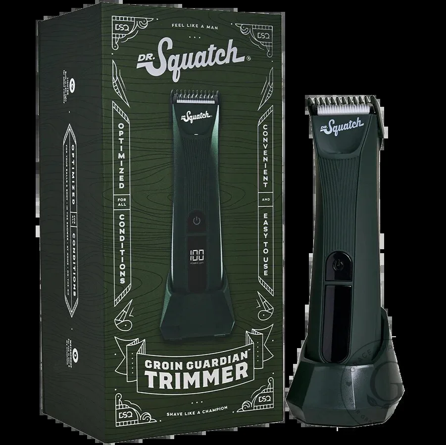 Dr. Squatch Groin Guardian Trimmer for Men, Electric Hair Trimmer