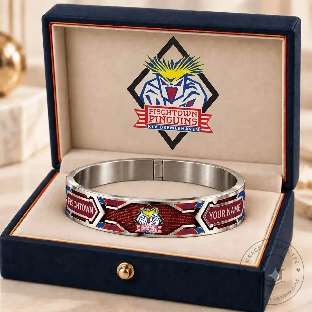 Fischtown Pinguins Bremerhaven DEL Ice Hockey Team Personalized Bracelet