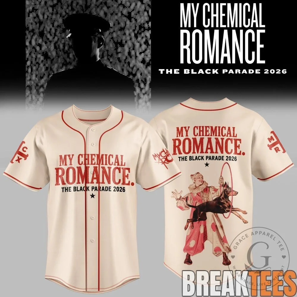 2026 Baseball Jersey - The Black Parade by My Chemical Romance 7 2026 Baseball Jersey - The Black Parade by My Chemical Romance