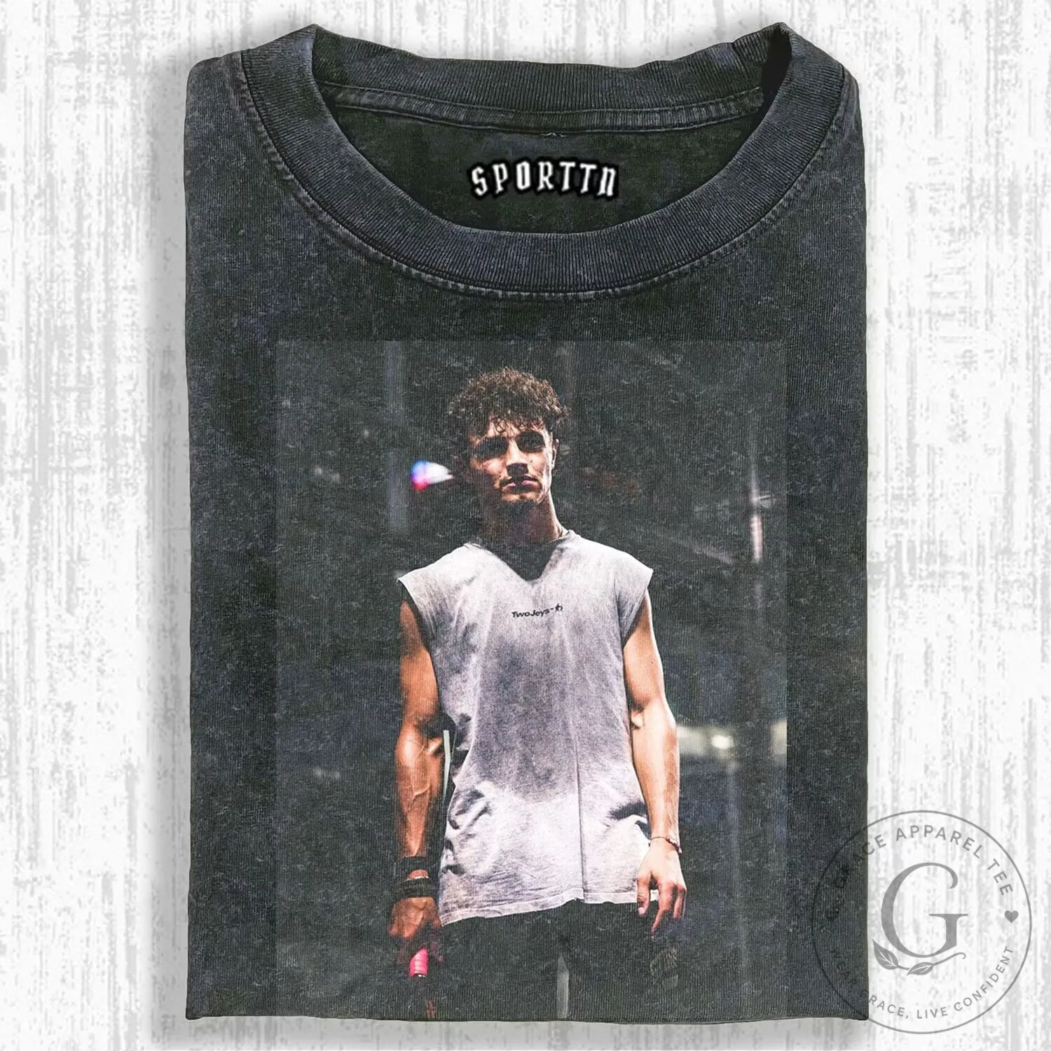 Lando Norris Formula 1 Racing Driver Graphic Washed T-Shirt