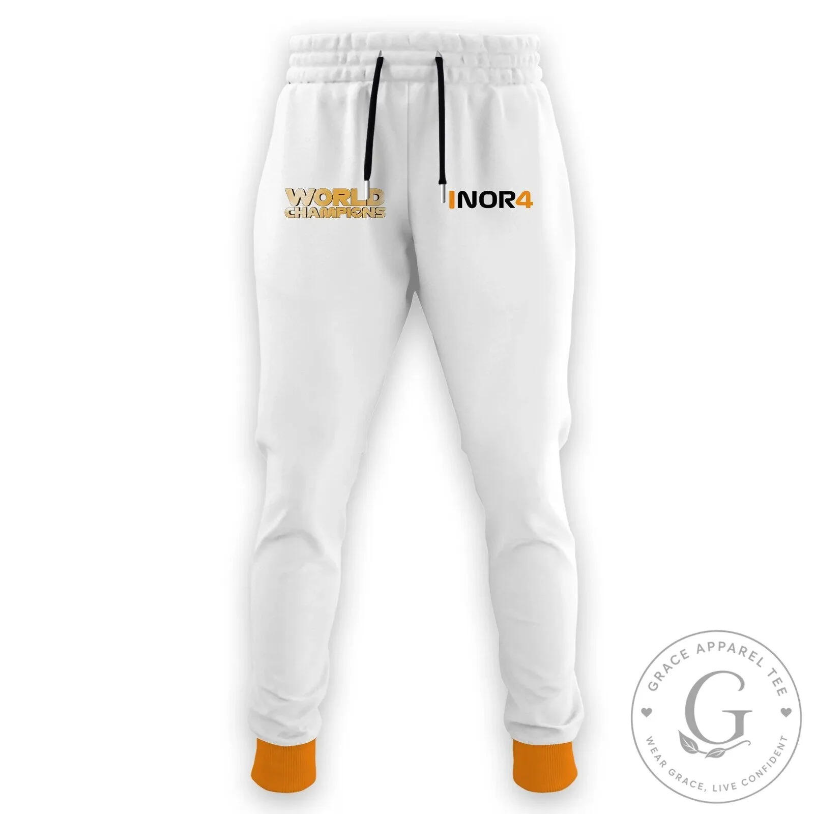 Lando Norris Formula One Racing World Champion White Hoodie 9 Lando Norris Formula One Racing World Champion White Hoodie