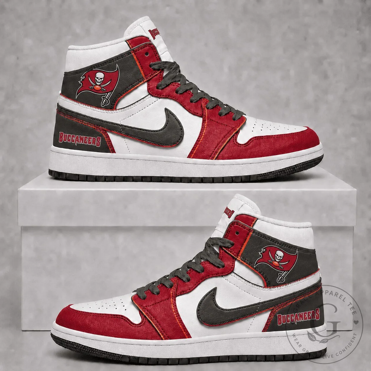 Tampa Bay Buccaneers Air Jordan 1 High-Top Sneakers
