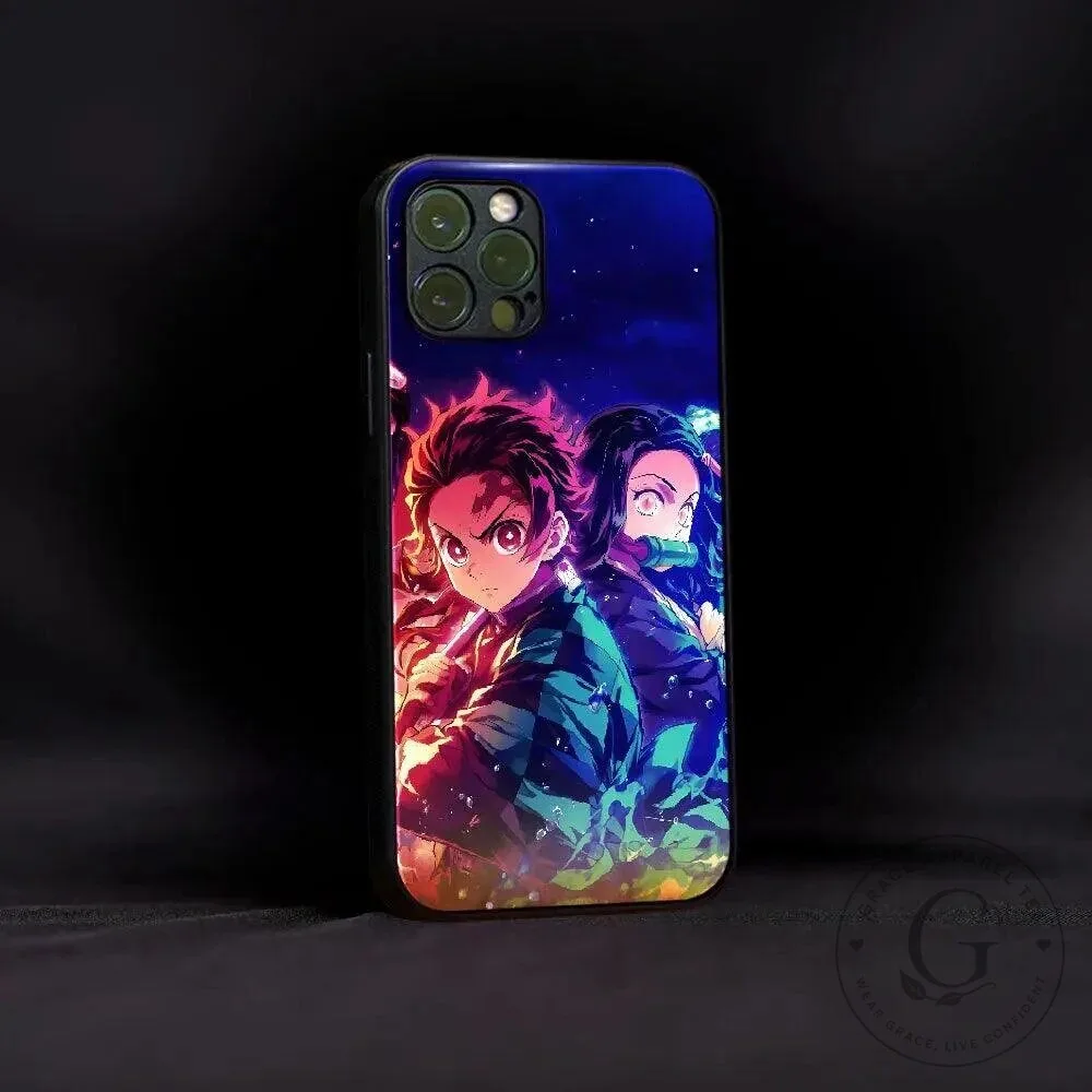 Demon Slayer Tanjiro and Nezuko Kamado Anime Character Phone Case