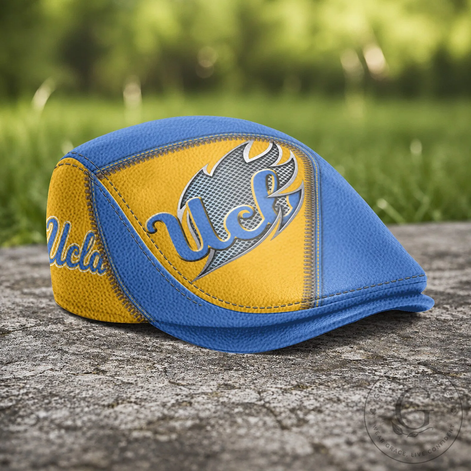 UCLA Bruins NCAA College Blue and Gold Golf Cap Hat
