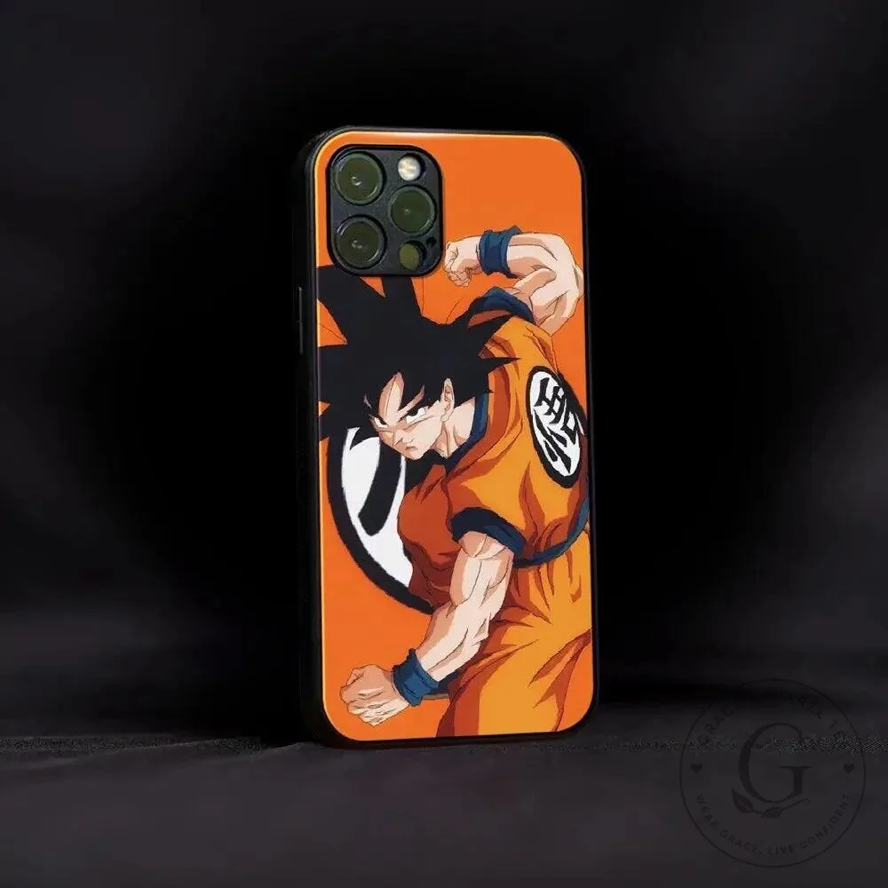 Dragon Ball Z Goku Super Saiyan Orange Power Phone Case