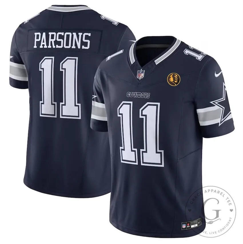 Dallas Cowboys Football Micah Parsons Navy Blue Game Day Jersey