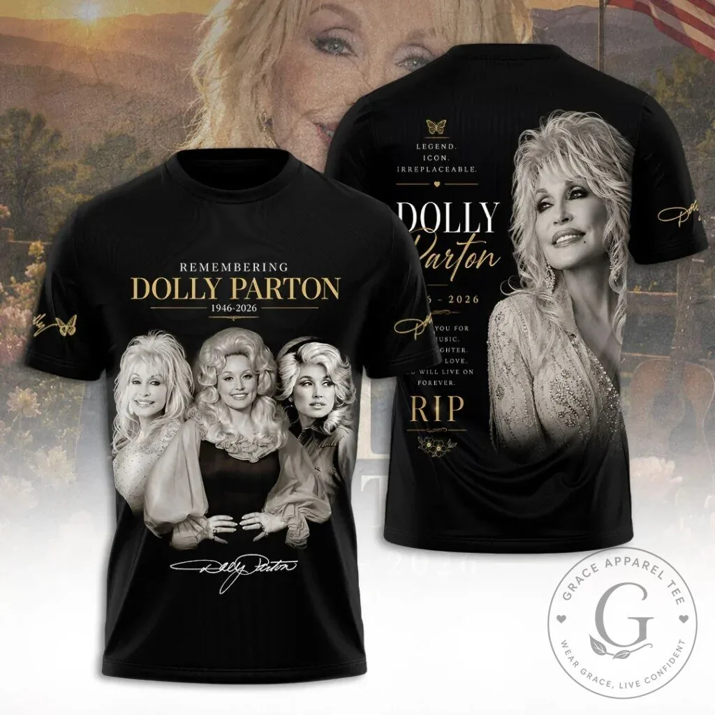 Dolly Parton Remembering Legend Irreplaceable Thank You For The Memories T-Shirt