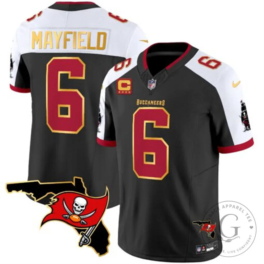 Baker Mayfield Tampa Bay Buccaneers Black Vapor F.U.S.E. Stitched Football Jersey