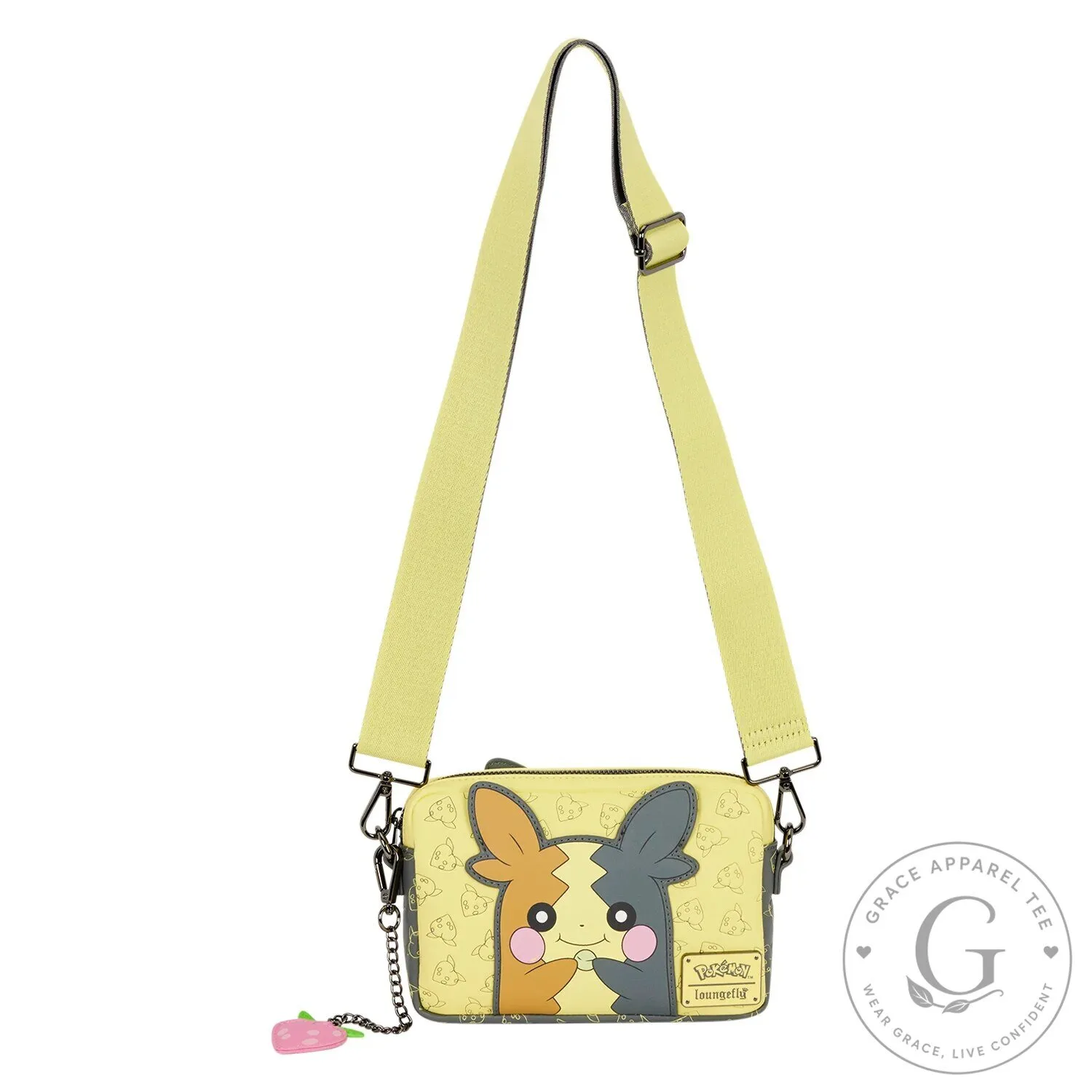 Pokemon Morpeko Full Belly Mode Hangry Mode Reversible Crossbody Bag