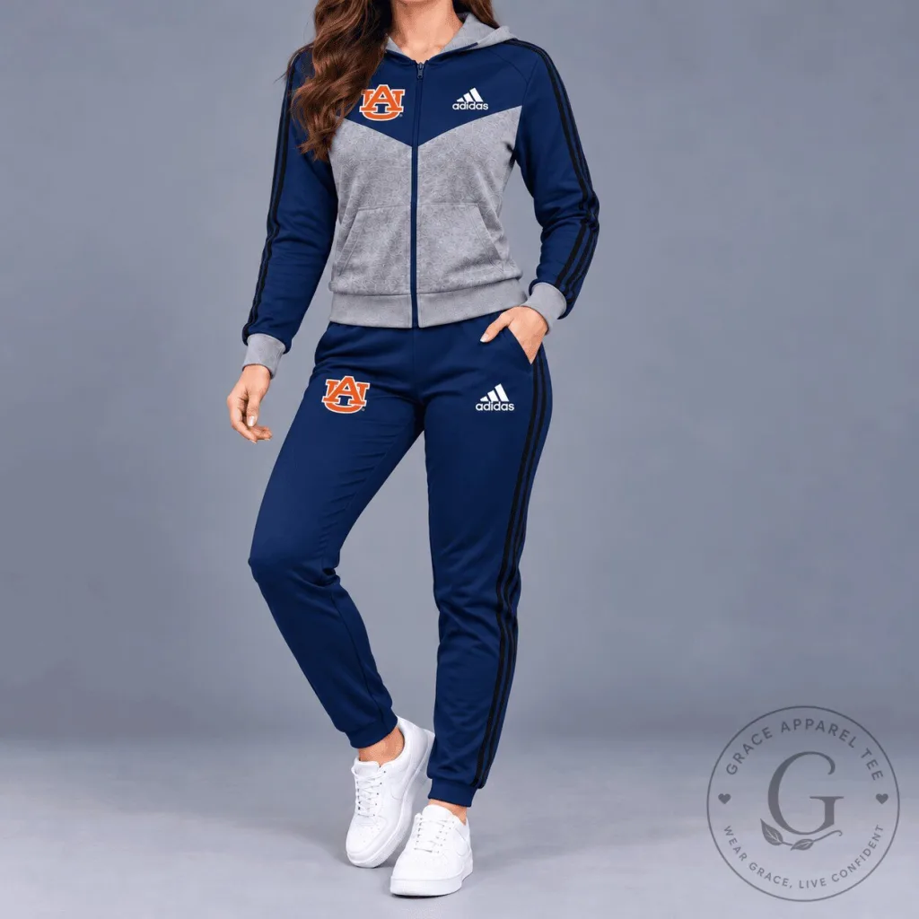 Auburn Tigers NCAA Classic Heritage Full Zip Hoodie for Women Auburn Tigers NCAA Classic Heritage Full Zip Hoodie for Women