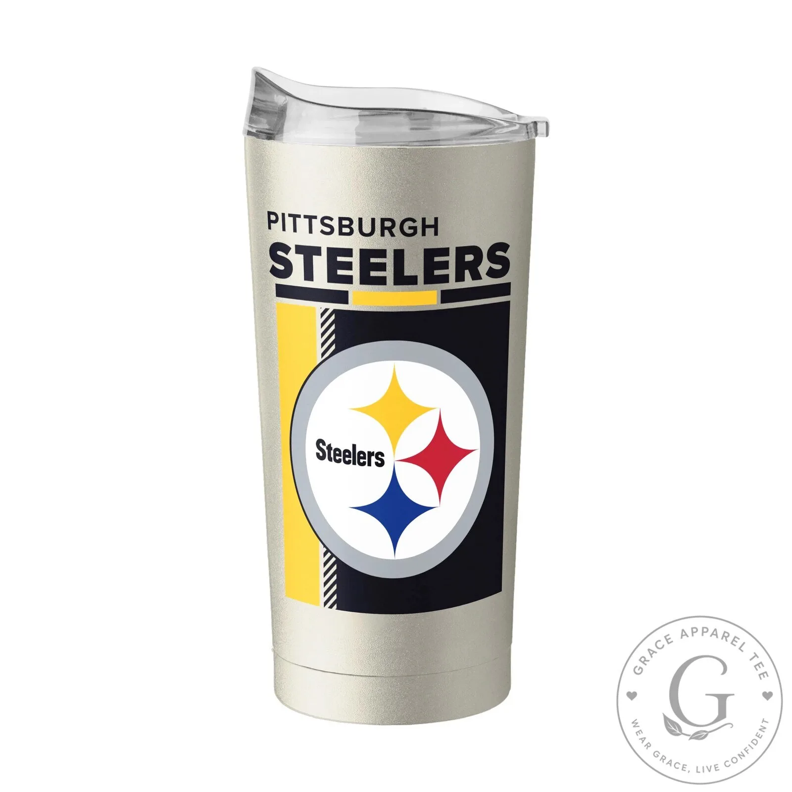 Pittsburgh Steelers NFL Football Team Logo Insulated Tumbler