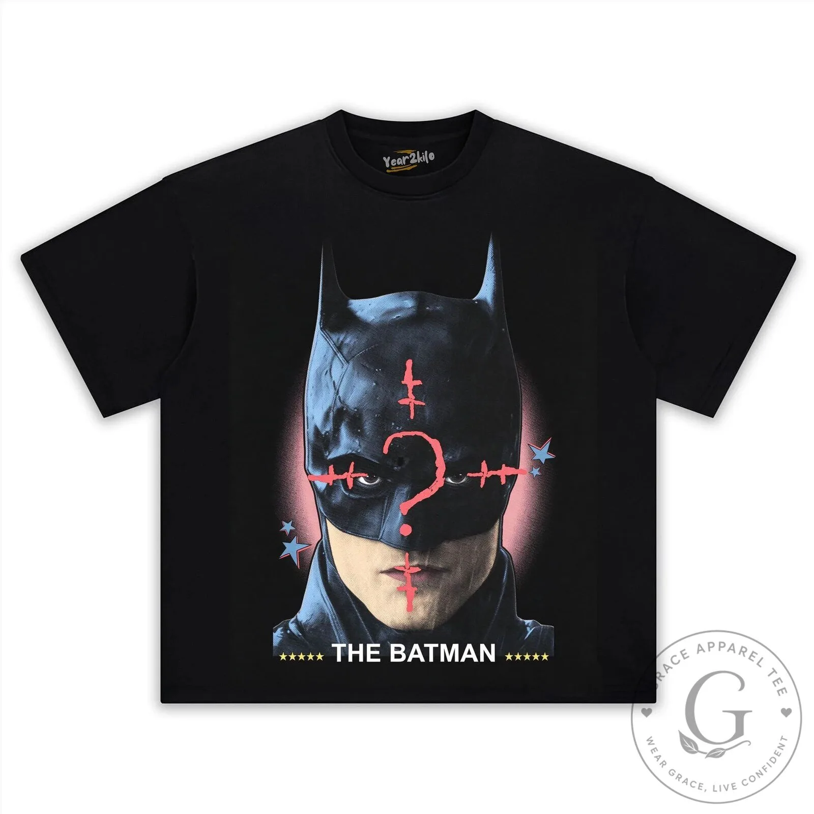 The Batman Movie Robert Pattinson Black T-Shirt