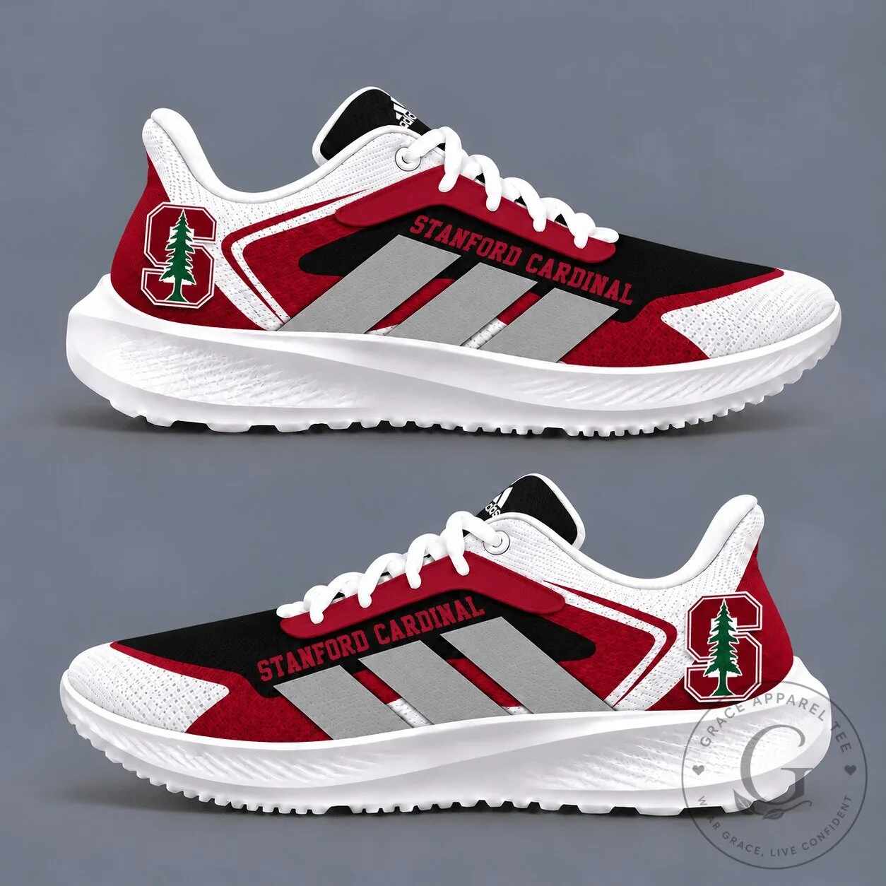 Stanford Cardinal NCAA Team Logo Athletic Running Shoes