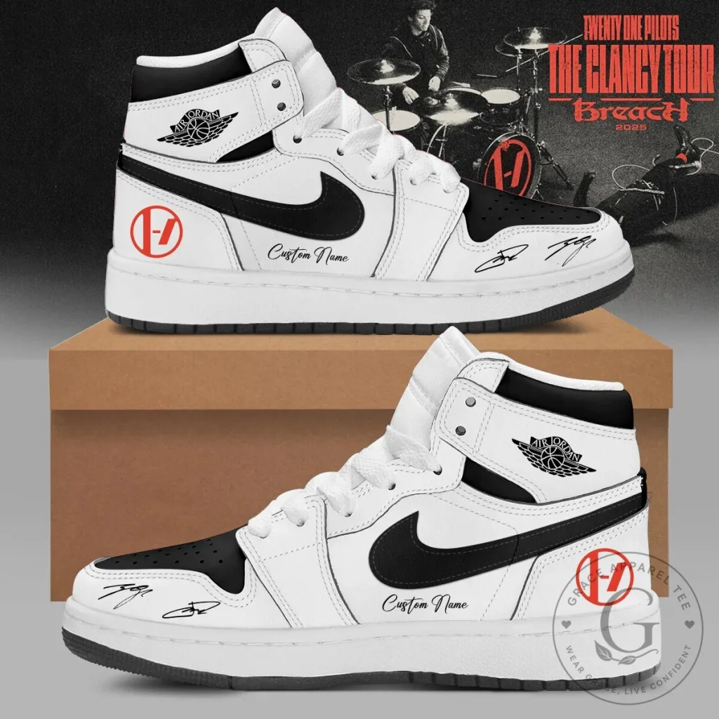 Twenty One Pilots The Clancy Tour Breach Custom Name High-Top Shoes