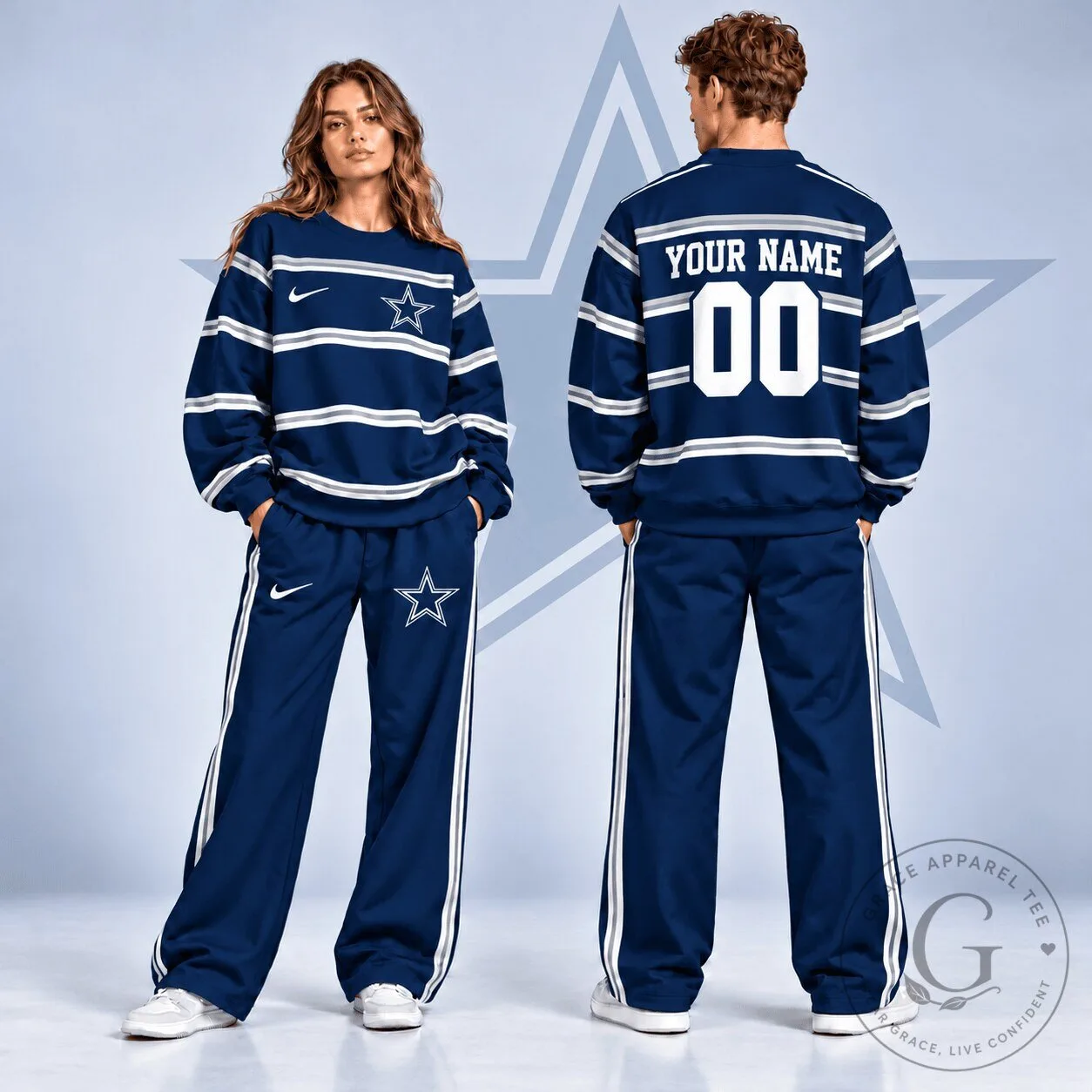 Dallas Cowboys NFL Team Personalized Sweatshirt