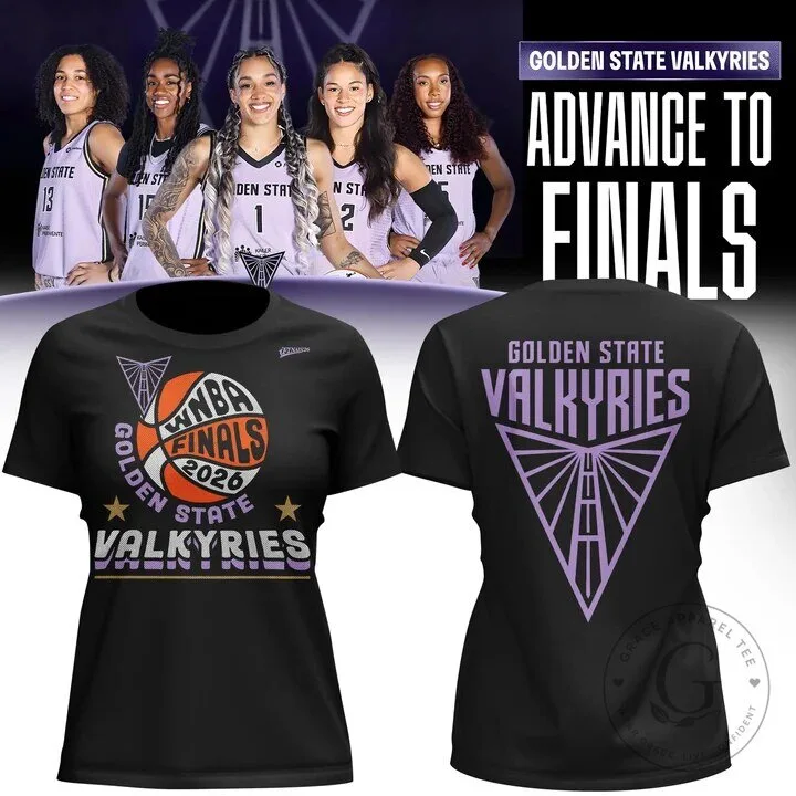 2026 WNBA Finals Women's T-Shirt - Golden State Valkyries Design