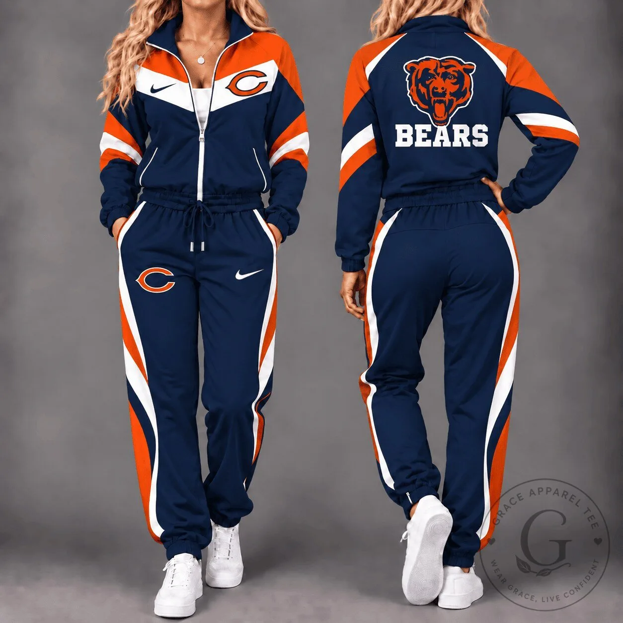 Chicago Bears National Football League Team Tracksuit Jacket