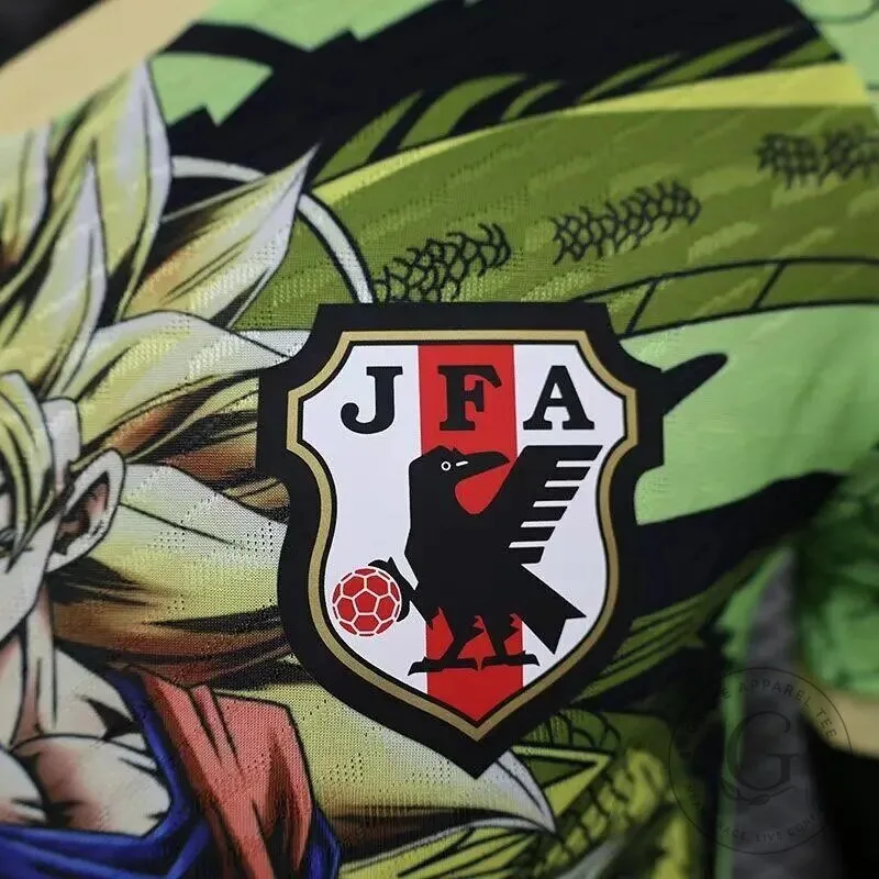 Dragon Ball Z Son Goku Super Saiyan 3 Japan Football Soccer Jersey 12 Dragon Ball Z Son Goku Super Saiyan 3 Japan Football Soccer Jersey