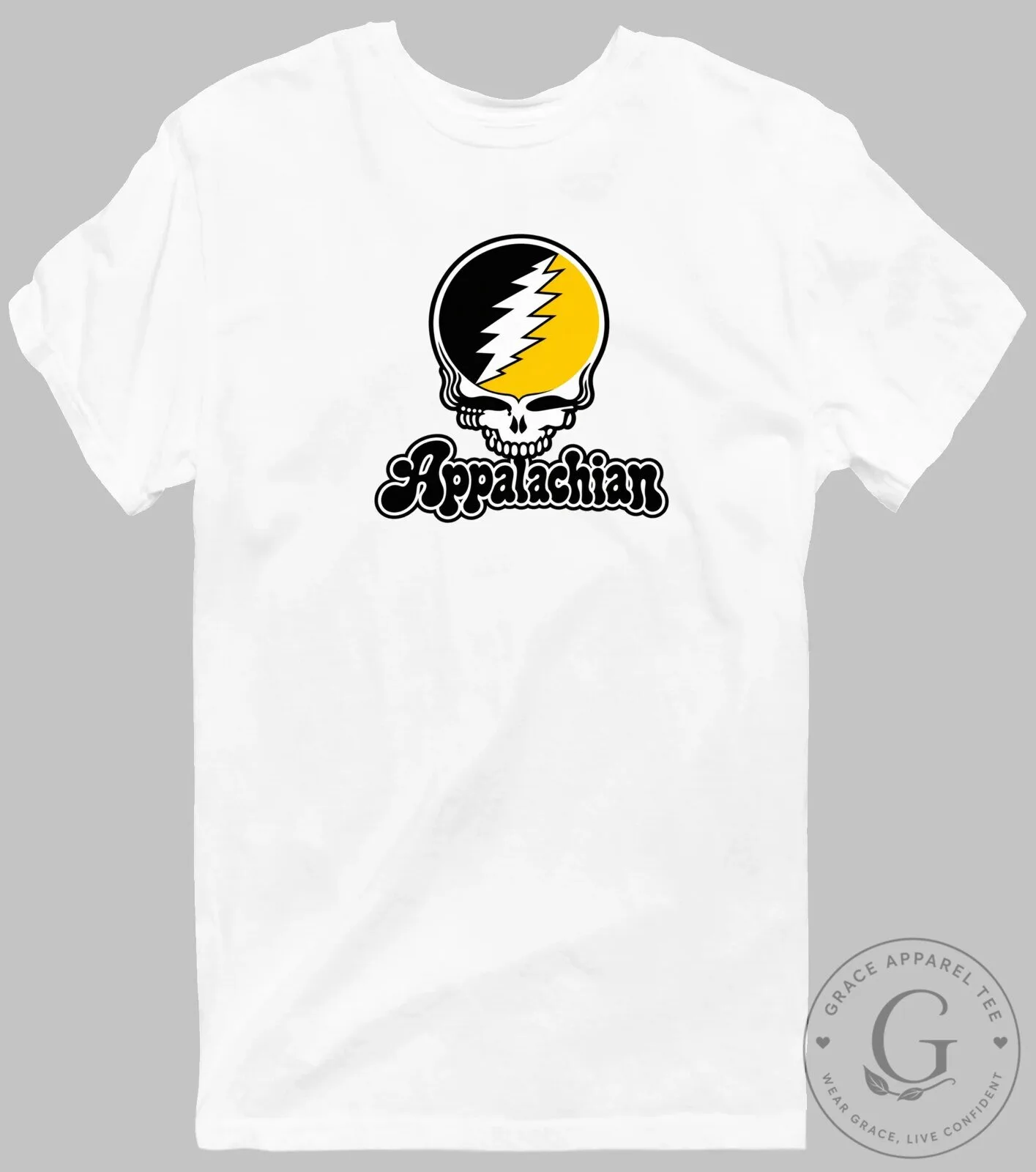 Appalachian State Mountaineers Grateful Dead Steal Your Face T-Shirt 25 Appalachian State Mountaineers Grateful Dead Steal Your Face T-Shirt