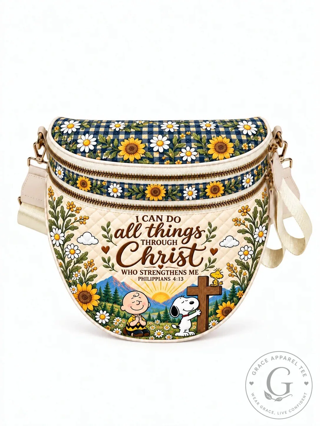Peanuts Charlie Brown Snoopy Christian Crossbody Bag