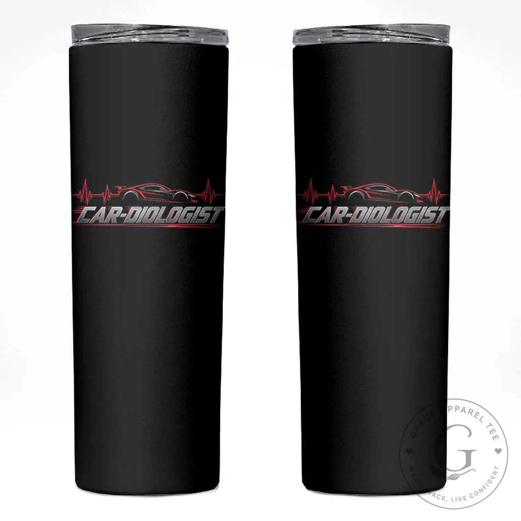 Car-Diologist Funny Automotive Mechanic Heartbeat Car Enthusiast Tumbler